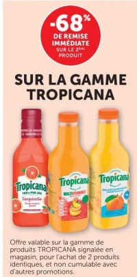 Sur la gamme Tropicana