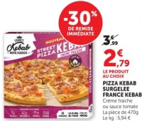 Pizza Kebab surgelée France Kebab