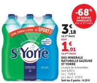 St-Yorre Eau Minérale Naturelle Gazeuse