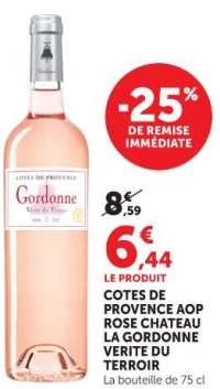 Chateau La Gordonne Vérité du Terroir Cotes de Provence AOP Rosé