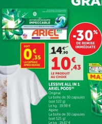 Ariel Pods Lessive All in 1