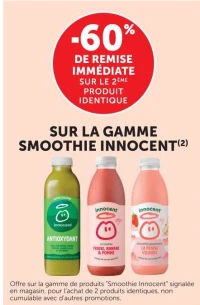 Gamme Smoothie Innocent