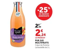 Pur Jus Multifruits Coeur de Pomme