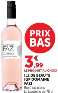 ILE DE BEAUTE IGP DOMAINE FAZI Rosé ou blanc
