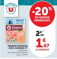 Jambon Superieur avec couenne U Supérieur
