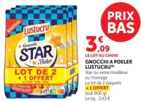 Lustucru Gnocchi à poêler Star