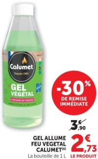 Gel allume feu végétal Calumet