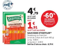Saucisses Stoeffler Strasbourg ou Francfort