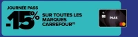 Journée Pass -15% sur toutes les marques Carrefour