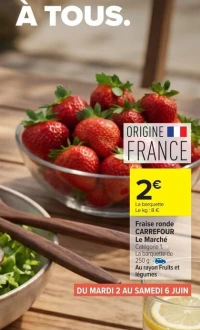 Fraise ronde CARREFOUR