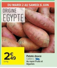 Patate douce
