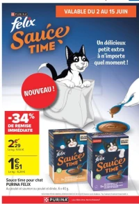 Sauce time pour chat PURINA FELIX