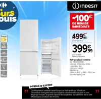 Indesit Réfrigérateur combiné INK25322W4E