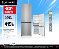 Indesit Réfrigérateur combiné INK25322XB4E