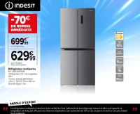 Réfrigérateur multiportes Indesit INGF6421XP4E