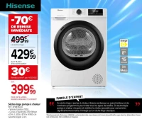 Sèche-linge pompe à chaleur Hisense DHQE802U