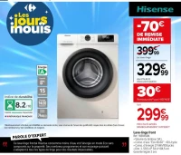 Lave-linge front Hisense