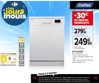 Lave-vaisselle Curtiss GLV13C47W