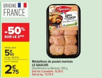 Médaillons de poulet marinés LE GAULOIS