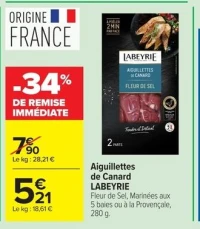 Aiguillettes de canard LABEYRIE