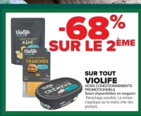 Violife Râpé, Tranches ou Crémeux
