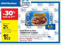 Salad'Bowl au thon CARREFOUR CLASSIC'