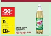 Boisson Gazeuse CANADA DRY Tonic