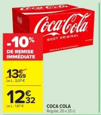 Coca-Cola Regular, 20 x 33 cl.
