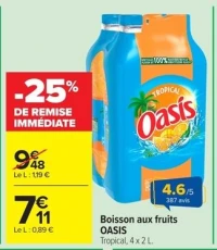 Oasis Tropical, 4 x 2 L.