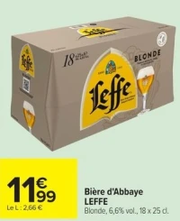 Bière d'Abbaye LEFFE Blonde