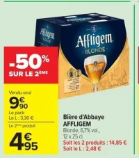 Bière d'Abbaye AFFLIGEM Blonde