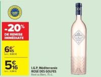 I.G.P. Méditerranée ROSÉ DES GOLFES