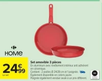 HOME Set amovible 3 pièces