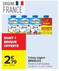Crème Légère BRIDÉLICE
