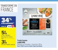 Truité fumée LABEYRIE