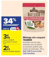 Mélange mix croquant TRAMIER