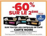 Capsules de café CARTE NOIRE
