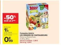 Compotes Astérix LES VERGERS DE CHATEAUBOURG