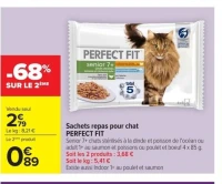 Sachets repas pour chat PERFECT FIT