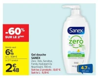 Gel douche Sanex
