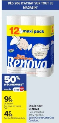 Essuie-tout RENOVA Flexi Absorption