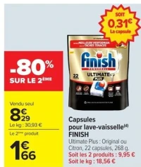 Capsules pour lave-vaisselle FINISH Ultimate Plus