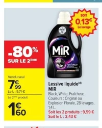 Mir Lessive liquide