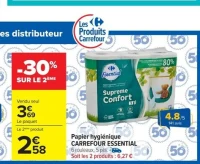 Papier hygiénique CARREFOUR ESSENTIAL