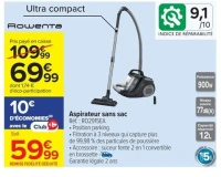 Aspirateur sans sac Rowenta RO2915EA