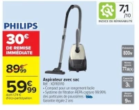 Aspirateur avec sac Philips XD1101/10