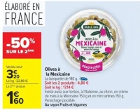 Olives à la Mexicaine SUD & SOL