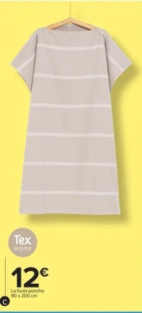 Tex Home Magic fouta poncho