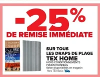 Tex Home Draps de plage