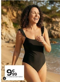Tex Maillot de bain 1 pièce femme